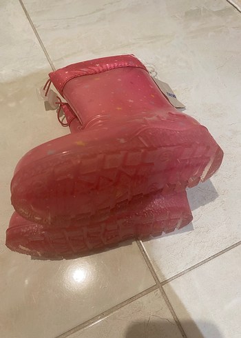 Kız Çocuk Pembe yağmur botu - Görsel 2