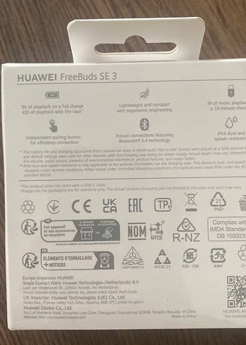 Huawei FreeBuds SE 3 Gri Kablosuz Kulaklık - Görsel 2