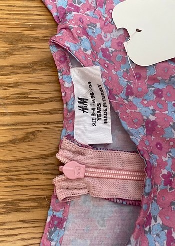 Çiçekli Kız Elbisesi Fırfırlı - Görsel 4