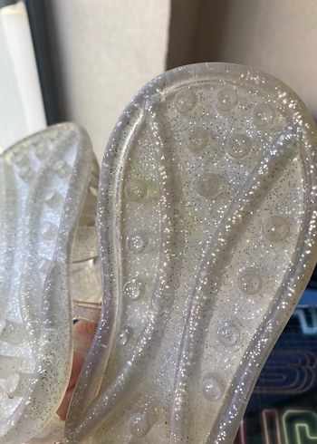 Kız Çocuk Parlak Unicorn Desenli Sandalet - Görsel 4