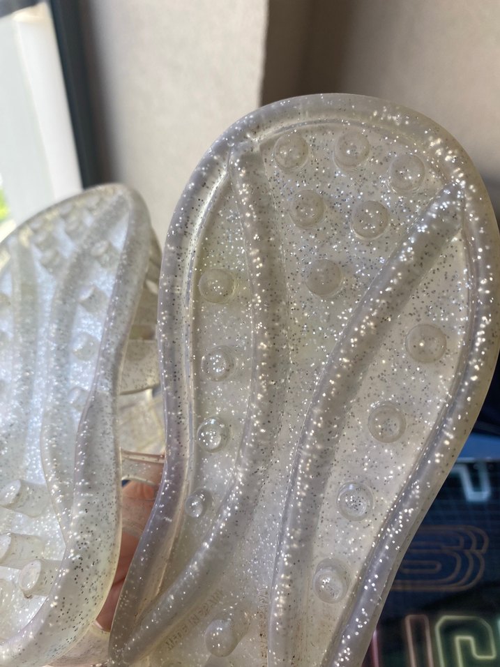 Kız Çocuk Parlak Unicorn Desenli Sandalet - Görsel 4