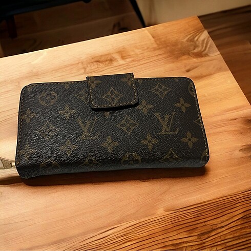 louis vuitton kadın cüzdan kahverengi