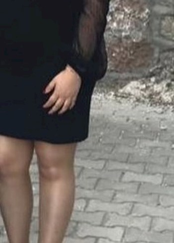 Siyah Mini Elbise V Yaka