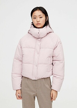 Pembe Pull and Bear marka mont