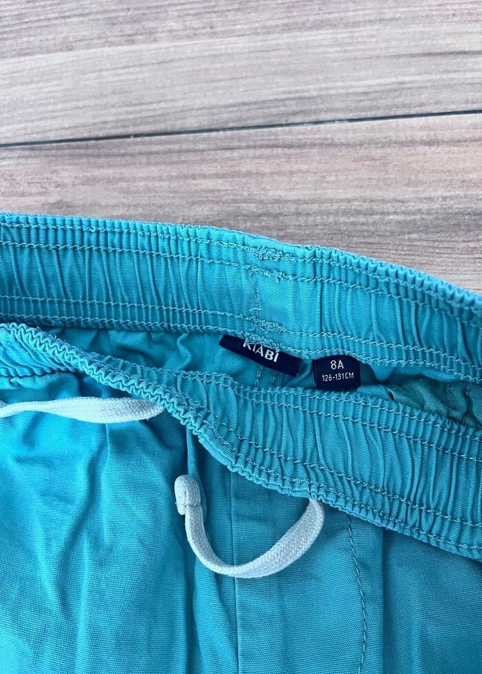 Yeşil ve turkuaz şort - Görsel 3