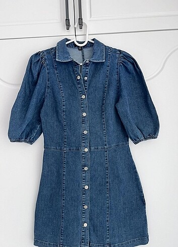 Mavi Jeans Mavi jeans düğmeli kot elbise