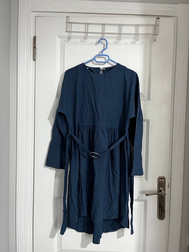 Kemerli Lacivert Tunik - Görsel 2