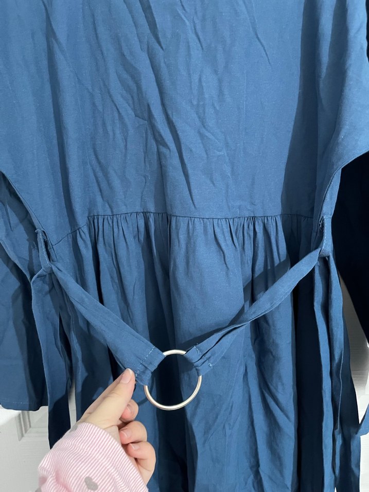 Kemerli Lacivert Tunik - Görsel 3