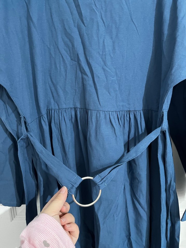 Kemerli Lacivert Tunik - Görsel 4