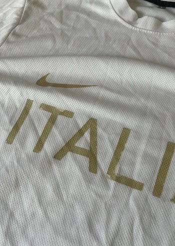 Beyaz İtalya Baskılı Erkek Tişört - Görsel 4