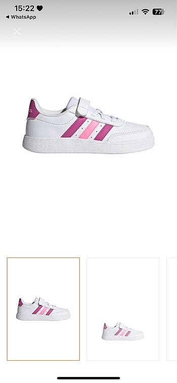 Adidas çocuk spor ayakkabısı