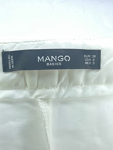 38 Beden çeşitli Renk Mango Kumaş Pantolon %70 İndirimli.