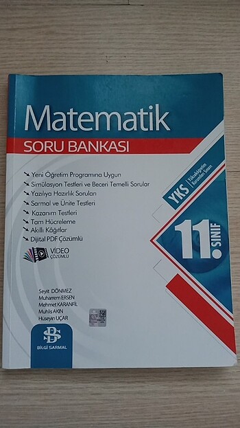 11. Sınıf Bilgi Sarmal matematik soru Bankası 