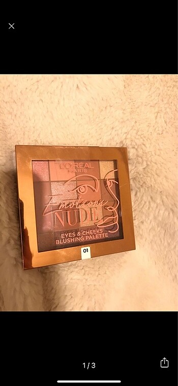 Loreal Paris Nude Far Paleti