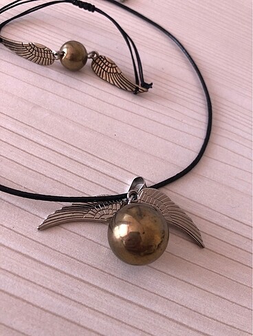 Diğer Harry potter altın snitch takı seti