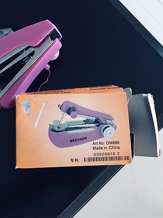  Beden pembe Renk Minik el dikiş makinası