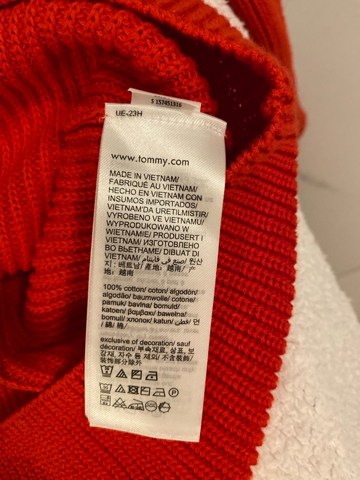 Kırmızı Triko Kadın Kazak, Uzun Kollu, Salaş - Görsel 5