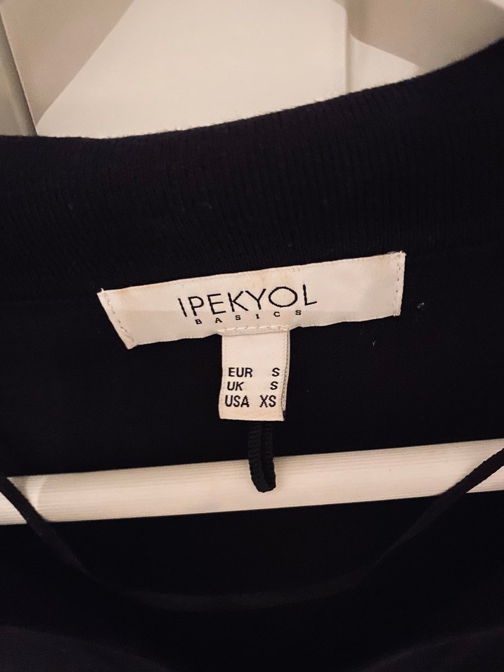 Siyah Uzun Kollu dokuma Kadın Kazak - Görsel 3