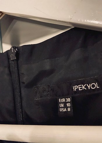 Kemer Detaylı Siyah Mini Elbise - Görsel 3