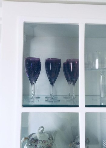 Koyu Mor Şarap Kadehleri - Görsel 7