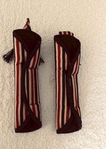 Bordo Çizgili Yüz Detay erkek kız bebek - Görsel 2