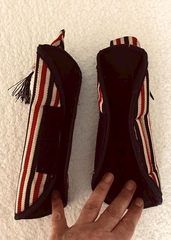 Bordo Çizgili Yüz Detay erkek kız bebek - Görsel 3