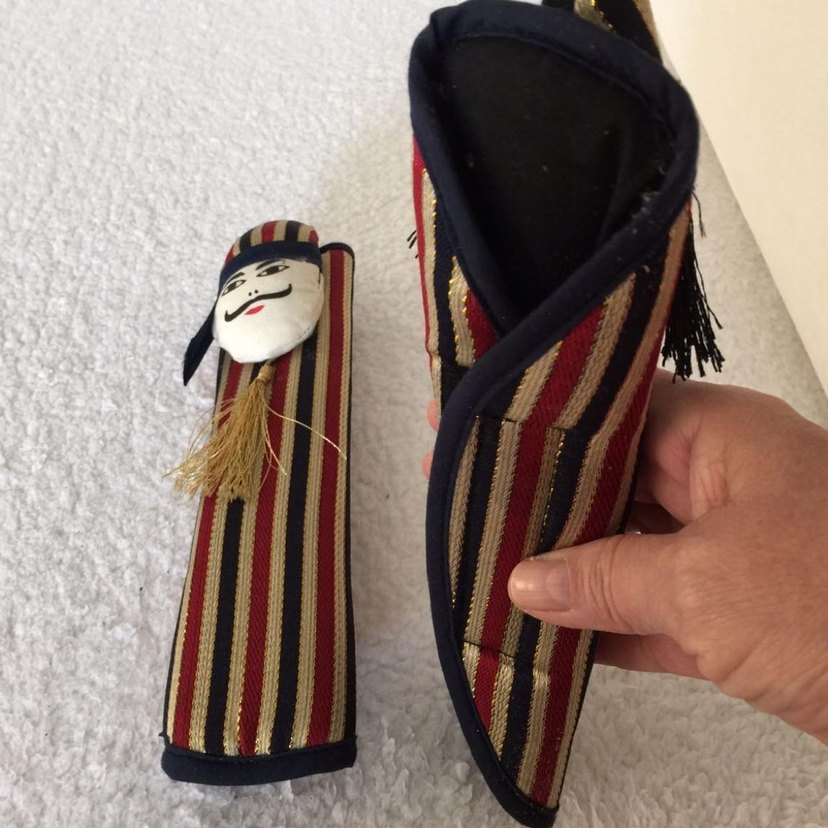 Bordo Çizgili Yüz Detay erkek kız bebek - Görsel 4