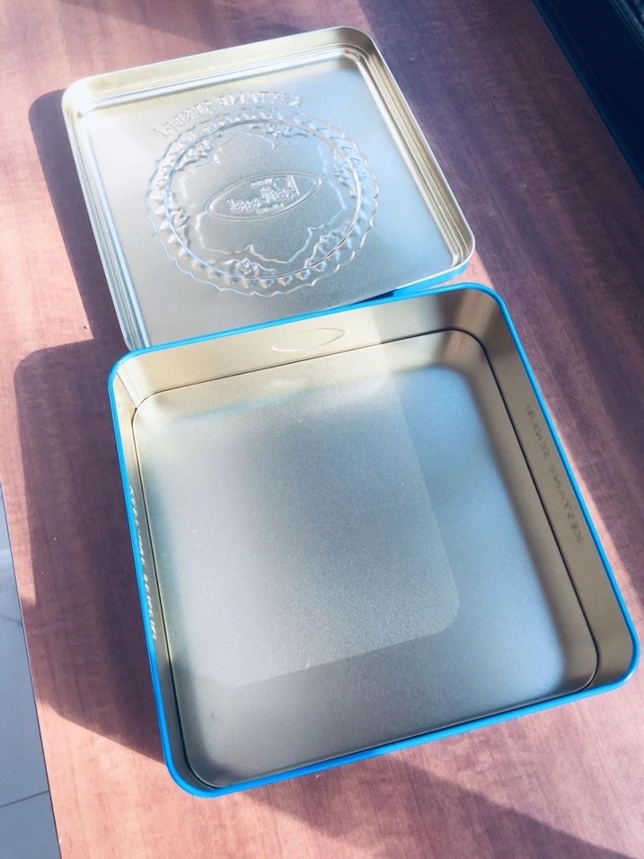 Kafkas Kestane Şekeri Metal Kutusu - Mavi - Görsel 3