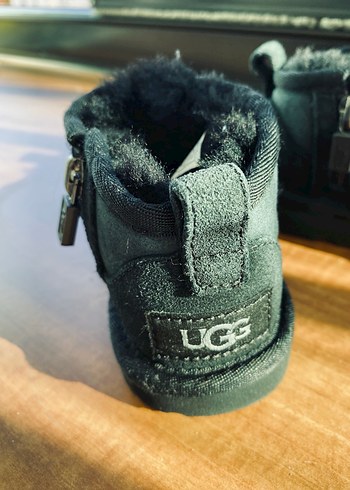 Çocuk süet Kumaşlı Kürklü Dolgu Topuk Bot - Görsel 3