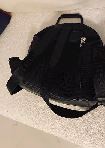 Siyah suni Deri Fermuarlı  Kadın Çanta - Görsel 4