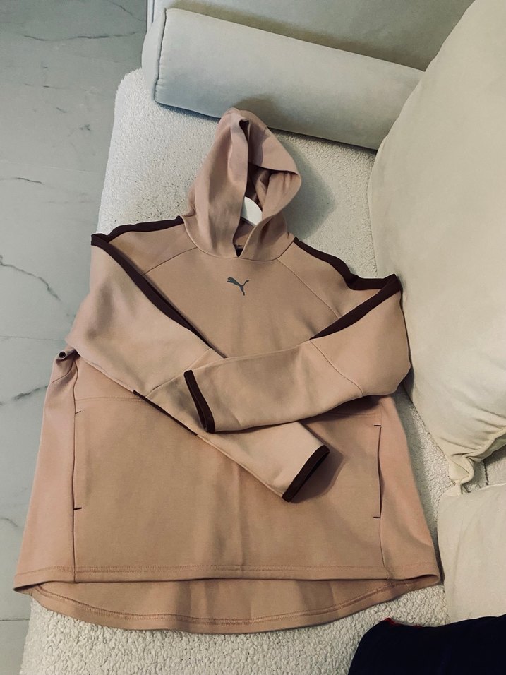 Bej  Midi Sweatshirt Puma - Görsel 3