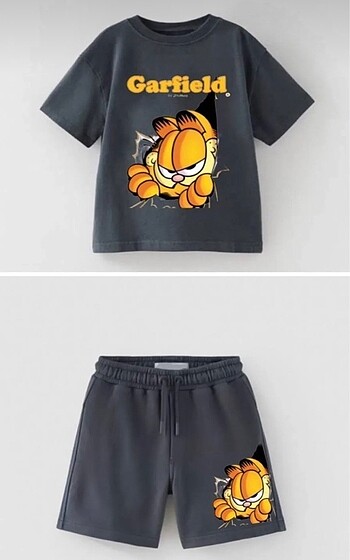 Garfield Şortlu Takım