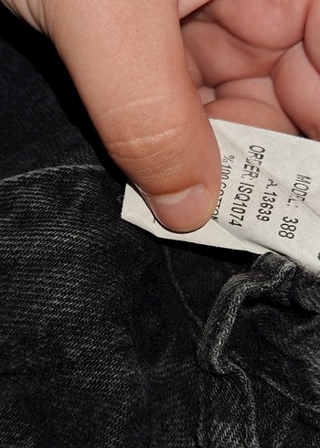 36 Beden kemerli baggy