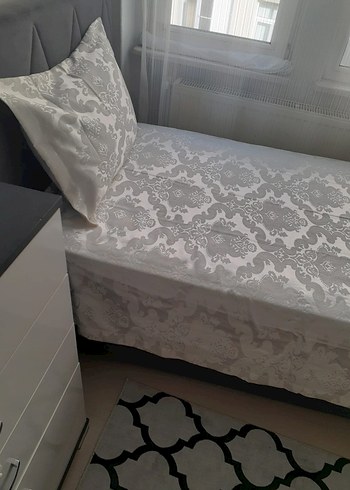 Beyaz Yatak Örtüsü tek kisilik - Görsel 3