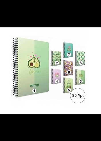 gıpta avakado defter
