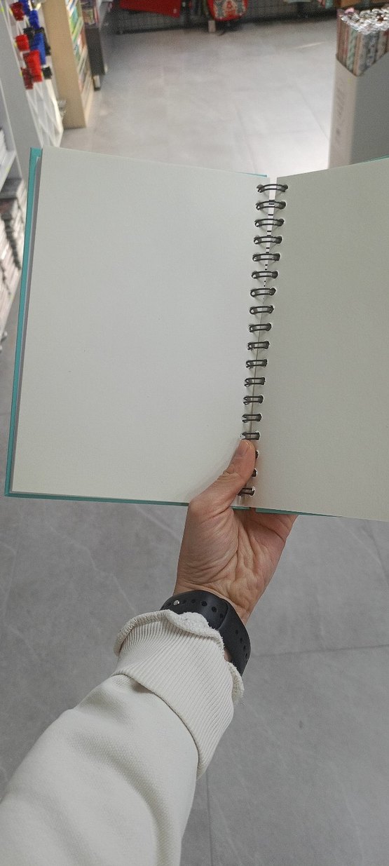 Turkuaz Spiralli Pastel Defter - Görsel 3