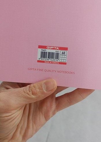 Pembe Pastel Mini Defter - Görsel 2