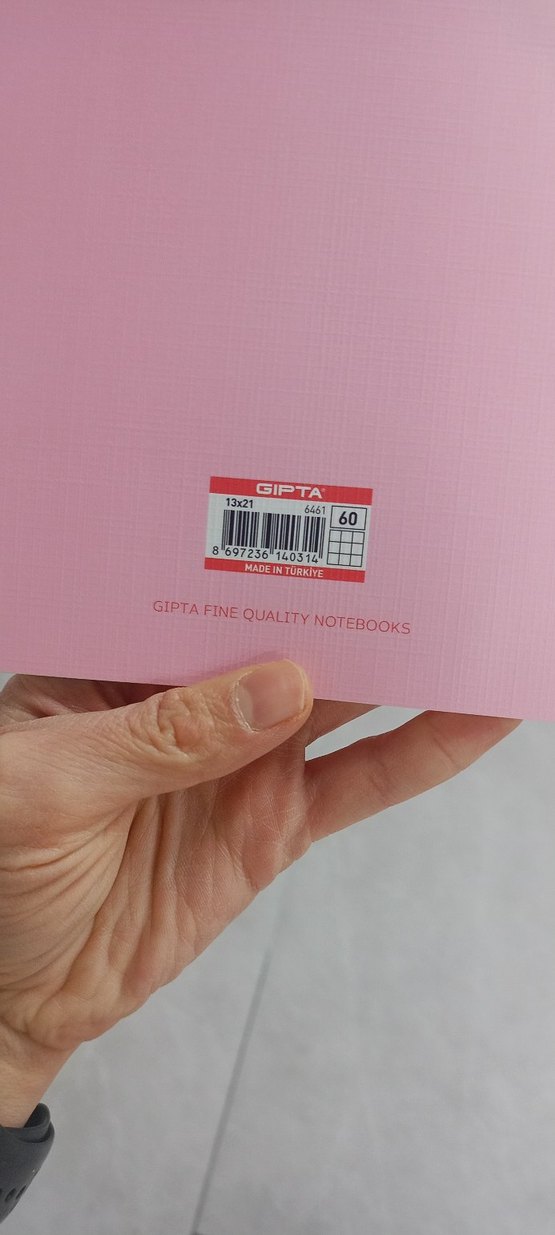 Pembe Pastel Mini Defter - Görsel 2