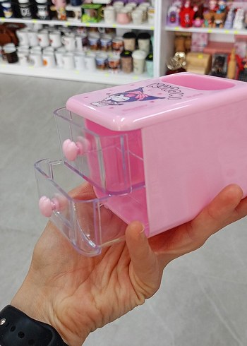 Kalpli Kulplu Pembe Organizer - Görsel 4