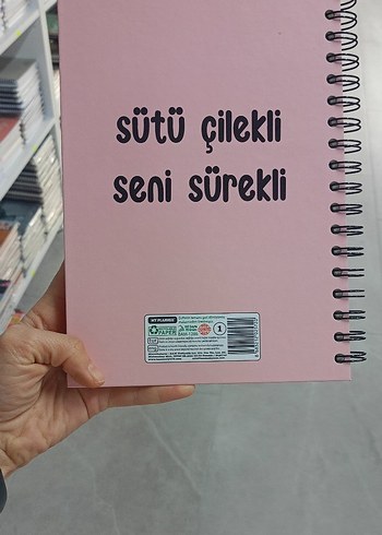 Pembe Spiralli Pastel Defter - Görsel 2