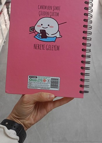 Pembe Spiralli Pastel Defter - Görsel 2