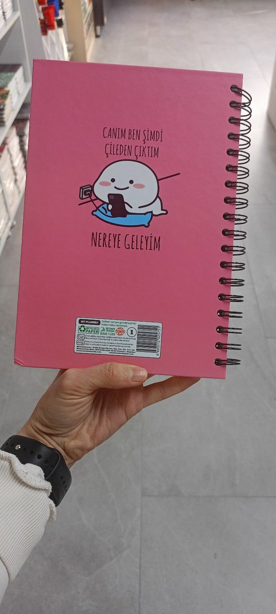 Pembe Spiralli Pastel Defter - Görsel 2