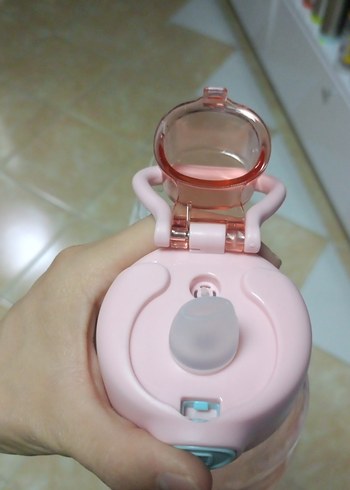 Pastel Pembe  Suluk H2O Yazılı - Görsel 3