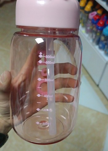 Pastel Pembe  Suluk H2O Yazılı - Görsel 4