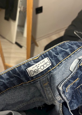 Gri Kadın Normal Boy Denim Jean - Görsel 3