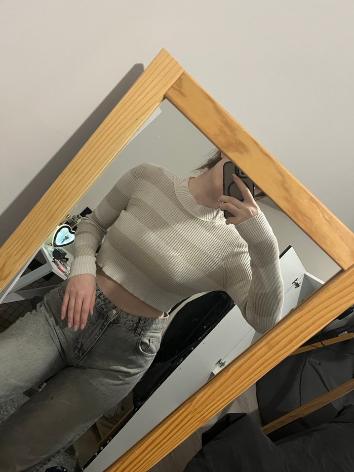 Gri Denim Kadın Normal Boy Jean - Görsel 2