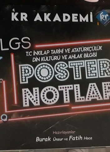 Poster notlar 8.sınıf