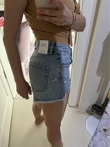 Zara ZARA YENİ SEZON KOT ŞORT