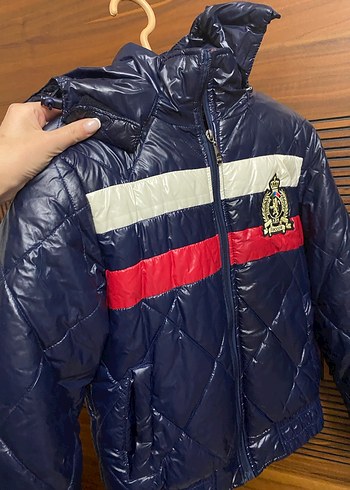 Unisex Şişme mont Lacivert Fermuarlı Mont