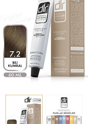 Saç Boyası 60 ml Ammonia Balanced - Görsel 2